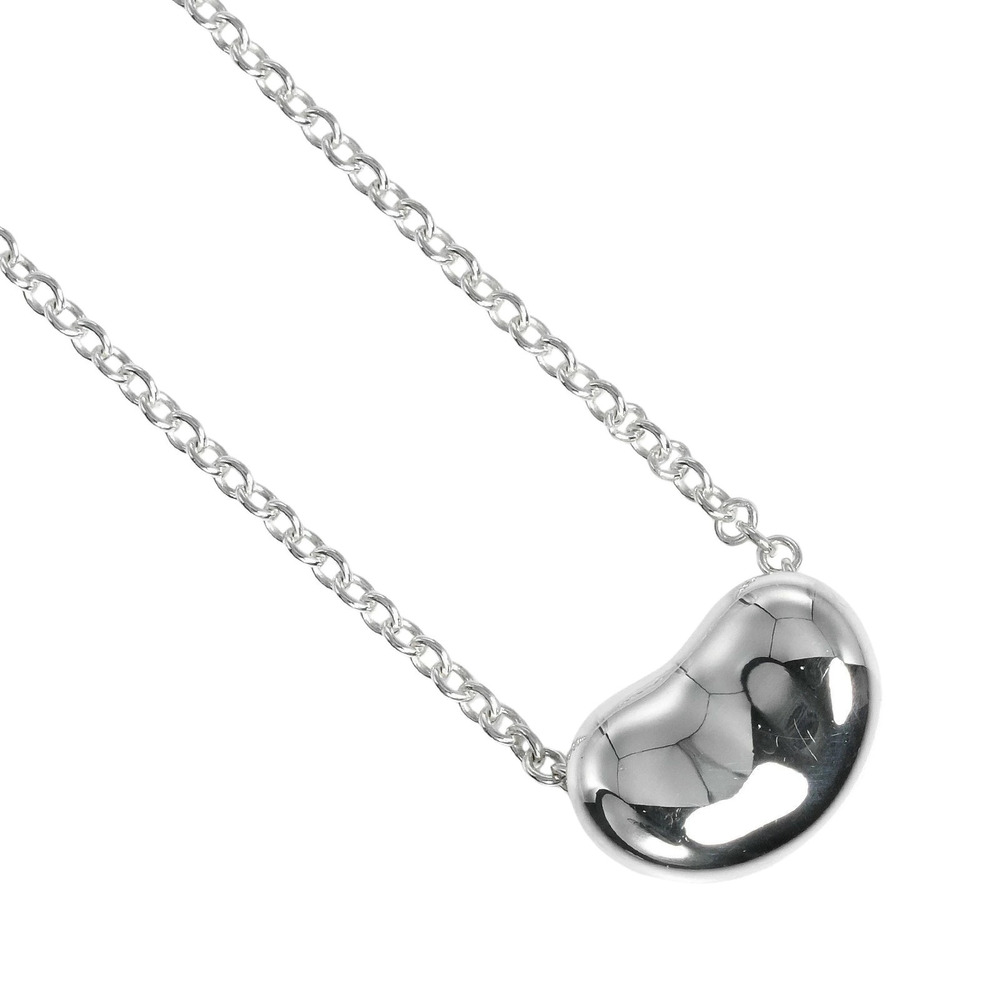 Tiffany Co Bean Necklace Sterling Silver